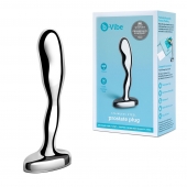 Стальной стимулятор простаты Stainless Steel Prostate Plug - 11,5 см. - b-Vibe - в Пензе купить с доставкой