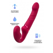 Малиновый безремневой страпон Lapis - 23 см. - Lovense - купить с доставкой в Пензе
