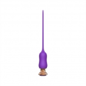 Фиолетовый тонкий стимулятор Nipple Vibrator - 23 см. - I-MOON - купить с доставкой в Пензе