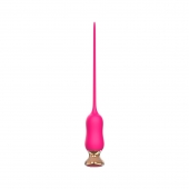 Розовый тонкий стимулятор Nipple Vibrator - 23 см. - I-MOON - купить с доставкой в Пензе