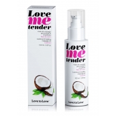 Съедобное согревающее массажное масло Love Me Tender Cocos с ароматом кокоса - 100 мл. - Love to Love - купить с доставкой в Пензе
