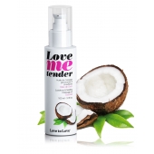 Съедобное согревающее массажное масло Love Me Tender Cocos с ароматом кокоса - 100 мл. - Love to Love - купить с доставкой в Пензе