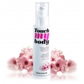 Силиконовый лубрикант 2-в-1 Touch My Body с ароматом вишнёвого цвета - 100 мл. - Love to Love - купить с доставкой в Пензе