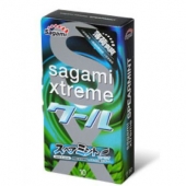 Презервативы Sagami Xtreme Mint с ароматом мяты - 10 шт. - Sagami - купить с доставкой в Пензе
