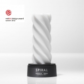 Белый 3D мастурбатор SPIRAL - Tenga - в Пензе купить с доставкой