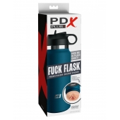 Мастурбатор-вагина в синей колбе F*ck Flask - Pipedream - в Пензе купить с доставкой