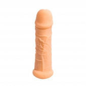 Телесный фаллоудлинитель Extra Size Bubbles - 15,5 см. - Lola Games - в Пензе купить с доставкой