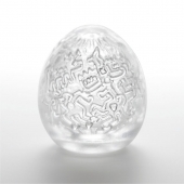Мастурбатор-яйцо Keith Haring EGG PARTY - Tenga - в Пензе купить с доставкой