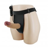 Полый вибрострапон на регулируемых трусиках Draven - 17,5 см. - Baile - купить с доставкой в Пензе