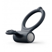 Черное эрекционное кольцо Power Clit - Dorcel - в Пензе купить с доставкой