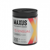Анатомические презервативы MAXUS Sensual - 15 шт. - Maxus - купить с доставкой в Пензе