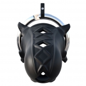 Черный замок верности Extreme Silicone Cock Blocker - Pipedream - купить с доставкой в Пензе