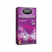 Презервативы с рёбрышками Domino Harmony - 6 шт. - Domino - купить с доставкой в Пензе