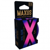 Презервативы Maxus XXL увеличенного размера - 3 шт. - Maxus - купить с доставкой в Пензе