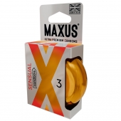 Презервативы анатомической формы Maxus Sensual - 3 шт. - Maxus - купить с доставкой в Пензе