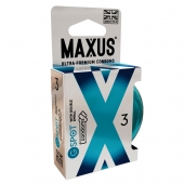 Презервативы Maxus G spot с двойной спиралью - 3 шт. - Maxus - купить с доставкой в Пензе
