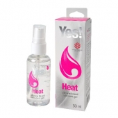 Возбуждающая силиконовая вагинальная смазка Yes Heat - 50 мл. - Sitabella - купить с доставкой в Пензе
