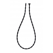 Черный уретральный массажер Glide Medium - 30 см. - Lola Games - купить с доставкой в Пензе