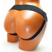 Трусики для страпона коричневого цвета - БДСМ Арсенал - купить с доставкой в Пензе