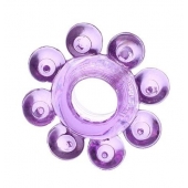 Мягкая фиолетовая гелевая насадка - Toyfa Basic - в Пензе купить с доставкой