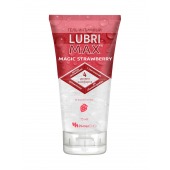 Интимный гель-смазка на водной основе Lubrimax Magic Strawberry - 75 мл. - ИнтелБИО - купить с доставкой в Пензе