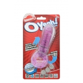Фиолетовое эрекционное кольцо с вибрацией и пальчиком OYEAH PURPLE - Screaming O - в Пензе купить с доставкой