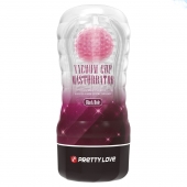 Прозрачный текстурированный мастурбатор Vacuum Cup Masturbator Black Hole - Baile - в Пензе купить с доставкой