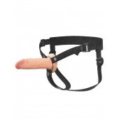 Полый страпон на ремнях 6’’ Hollow Silicone Strap-on - Pipedream - купить с доставкой в Пензе