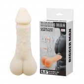 Мастурбатор-насадка Bigger Man - 21,5 см. - Baile - в Пензе купить с доставкой