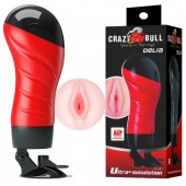 Мастурбатор-вагина Delia с вибрацией и присоской - Baile - в Пензе купить с доставкой