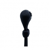 Чёрное лассо на пенис с вибрацией - Baile - в Пензе купить с доставкой