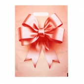 Пакет с принтом в виде банта с вырубной ручкой (30х40 см) - Сима-Ленд - купить с доставкой в Пензе