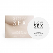 Массажная свеча для всего тела Slow Sex - 50 гр. - Bijoux Indiscrets - купить с доставкой в Пензе