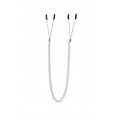 Зажимы на соски «Вилки» на цепочке - Pecado - купить с доставкой в Пензе