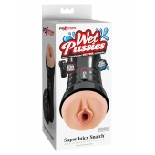 Мастурбатор-вагина в колбе Super Juicy Snatch - Pipedream - в Пензе купить с доставкой