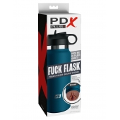 Смуглый мастурбатор-вагина в синей колбе F*ck Flask - Pipedream - в Пензе купить с доставкой