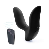 Черный вибромассажер простаты 3,5’’ Remote Control Curve P-spot Massager - 12 см. - Erokay - в Пензе купить с доставкой