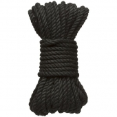 Черная верёвка для связывания и фиксации Bind Tie - 9,14 м. - Doc Johnson - купить с доставкой в Пензе