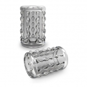 Прозрачная насадка с бороздками STAY HARD COCK SLEEVE 04 CLEAR - Blush Novelties - в Пензе купить с доставкой