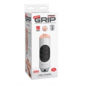 Мастурбатор-вагина Extreme Toyz Mega Grip Vibrating Stroker Mouth - Pipedream - в Пензе купить с доставкой