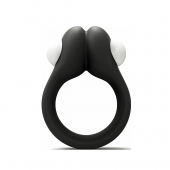 Черное эрекционное кольцо Zippy Vibrating Ring With Bullet - Adrien Lastic - в Пензе купить с доставкой
