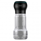Набор PowerBlow   Feel Pocket Stroker Crystal: мастурбатор и интерактивная насадка - Kiiroo - в Пензе купить с доставкой