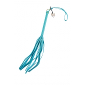 Голубая кожаная плеть - 50 см. - Pecado - купить с доставкой в Пензе