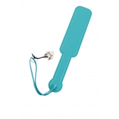 Голубой кожаный пэддл - 37 см. - Pecado - купить с доставкой в Пензе