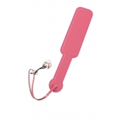 Розовый кожаный пэддл - 37 см. - Pecado - купить с доставкой в Пензе