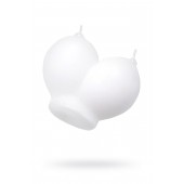 Белая сувенирная свеча «Сиськи» - Pecado - купить с доставкой в Пензе