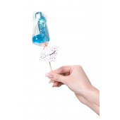 Голубой леденец в форме члена со вкусом блю кюрасао - 80 гр. - Sosuчki - купить с доставкой в Пензе