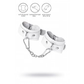 Белые узкие наручники-браслеты со скруглёнными углами - Pecado - купить с доставкой в Пензе