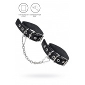 Черные оковы из одного ремешка с люверсами - Pecado - купить с доставкой в Пензе