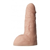 Телесный фаллоудлинитель с мошонкой Cock Next - 19 см. - LOVETOY (А-Полимер) - в Пензе купить с доставкой